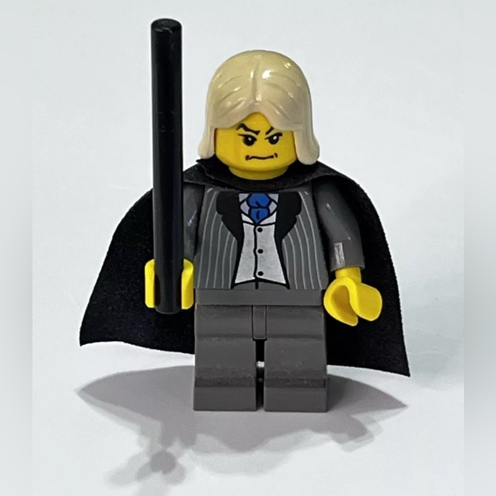 Lego Lucius Malfoy Figure With Wand from Harry Potter Set 4731